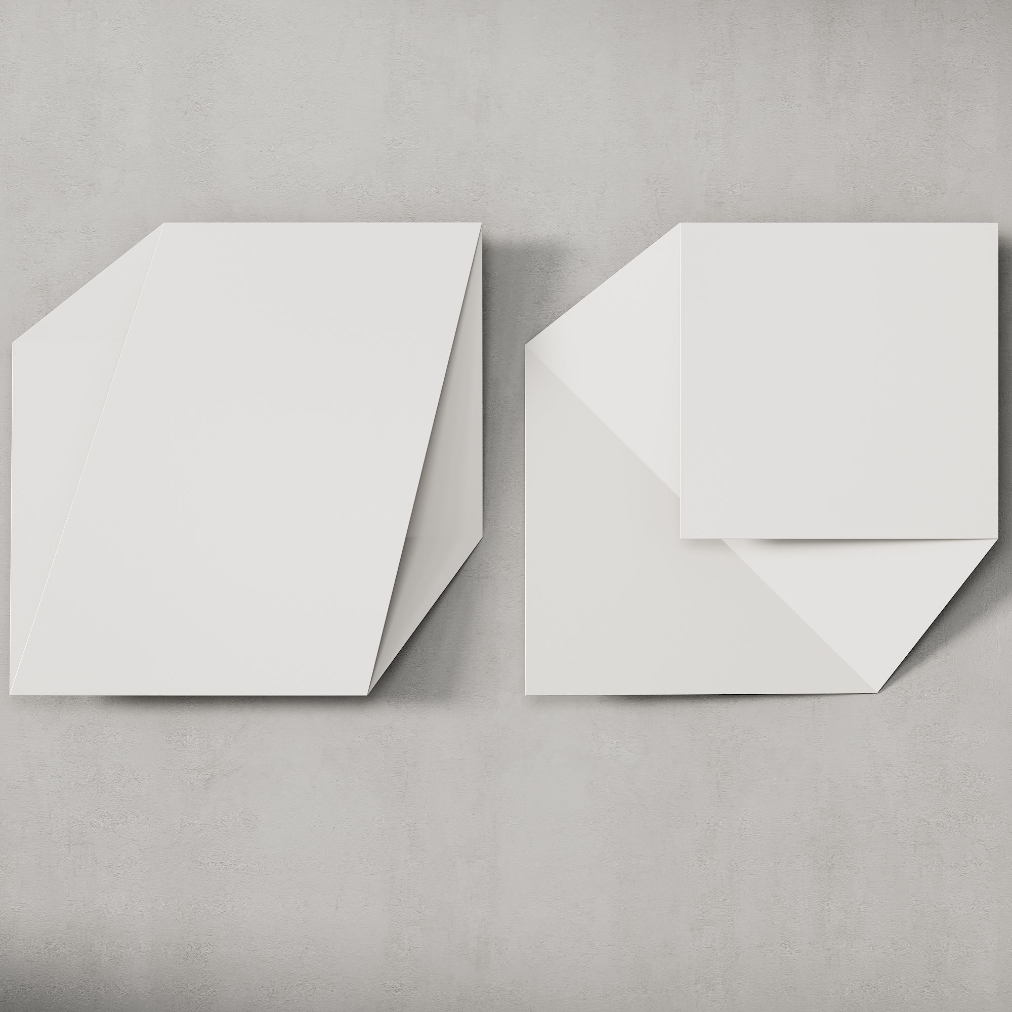 456 decorative wall art 22 minimal metal art by Heiner Thiel P02 3D model_7