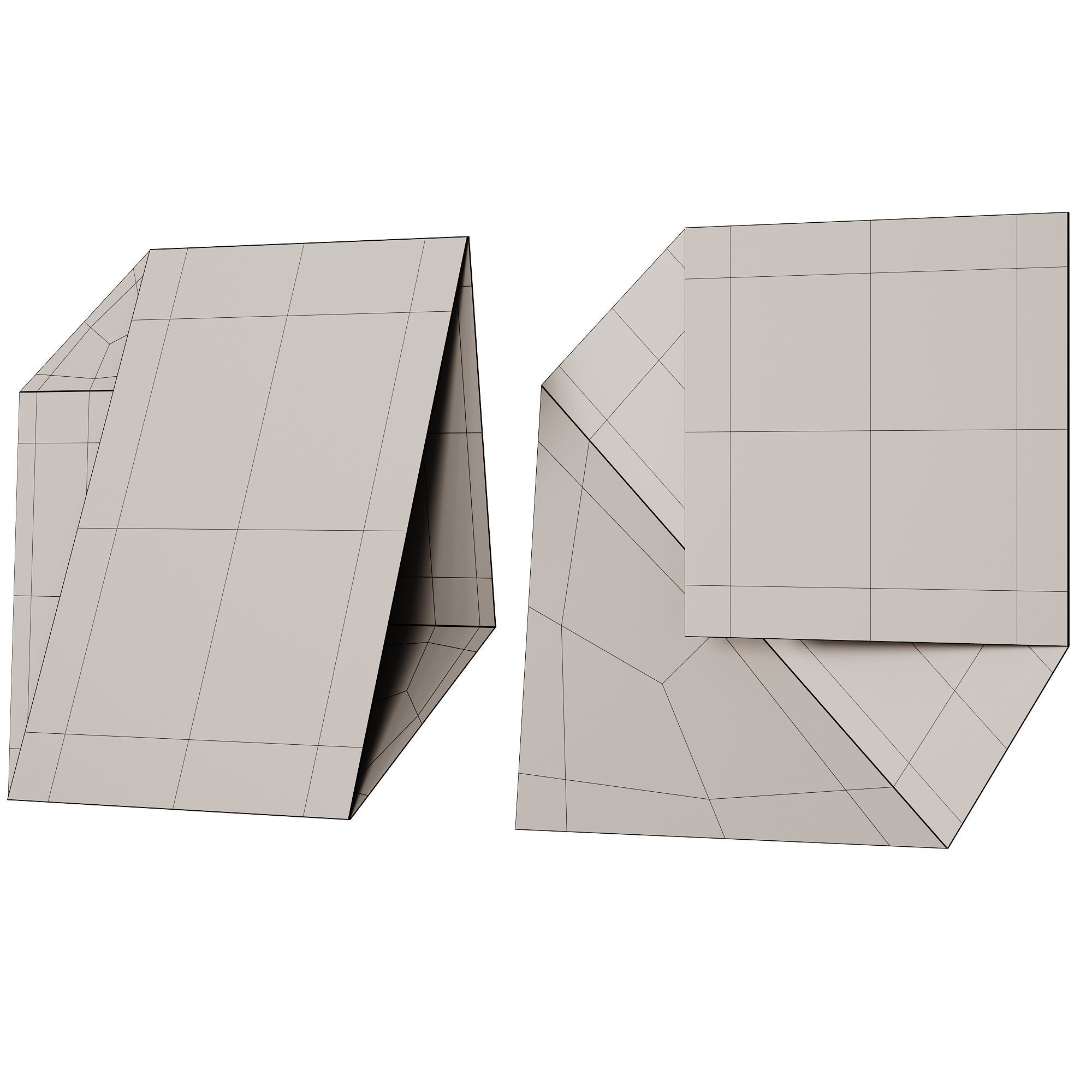 456 decorative wall art 22 minimal metal art by Heiner Thiel P02 3D model_9