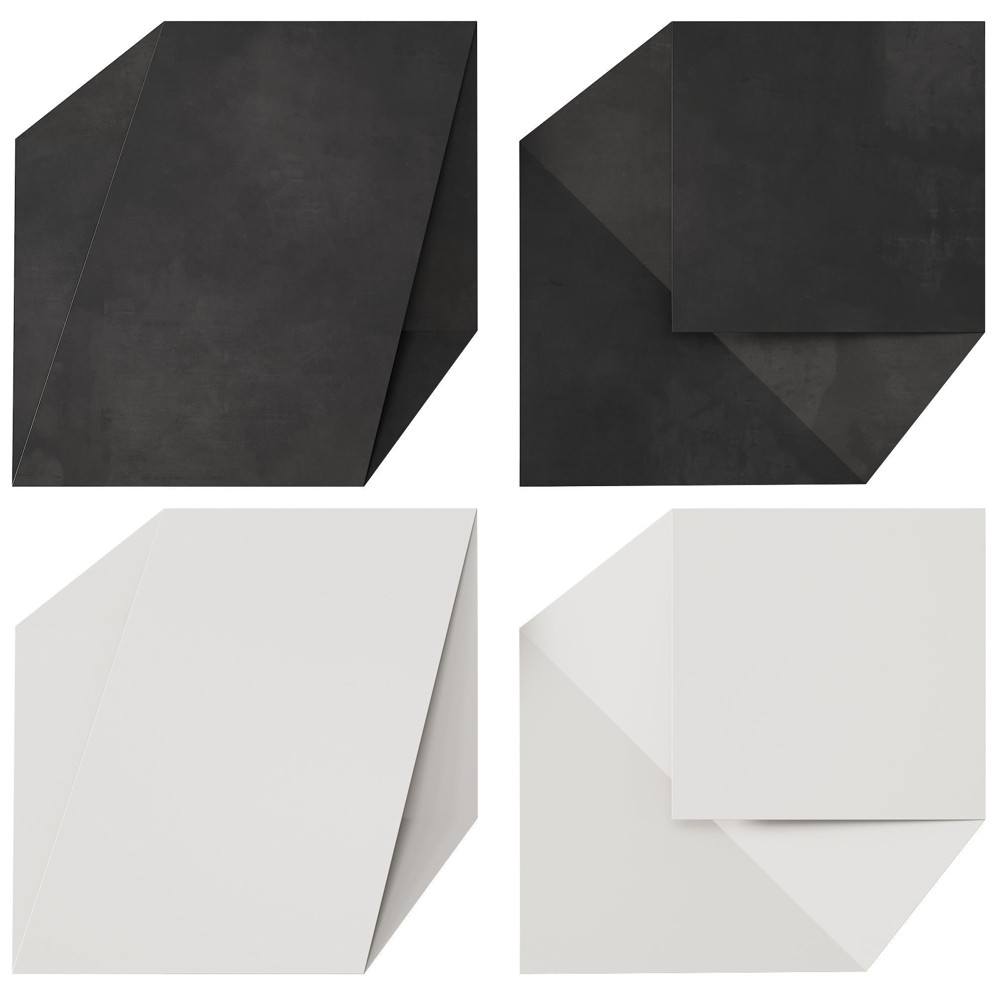 456 decorative wall art 22 minimal metal art by Heiner Thiel P02 3D model_8