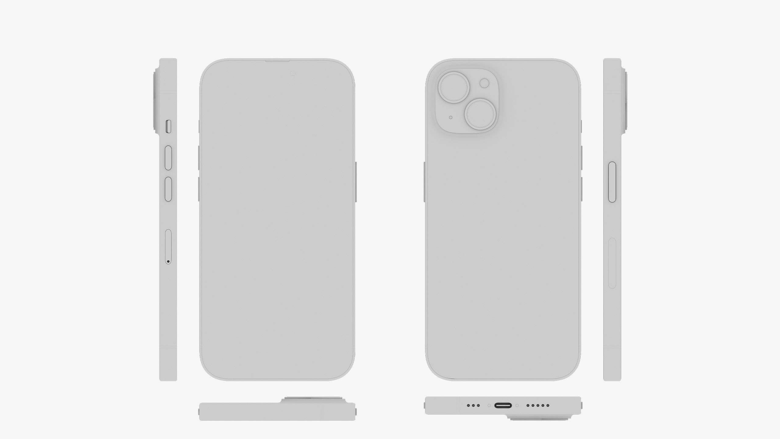 iPhone 15 - 15 Plus Pink 3D model_36