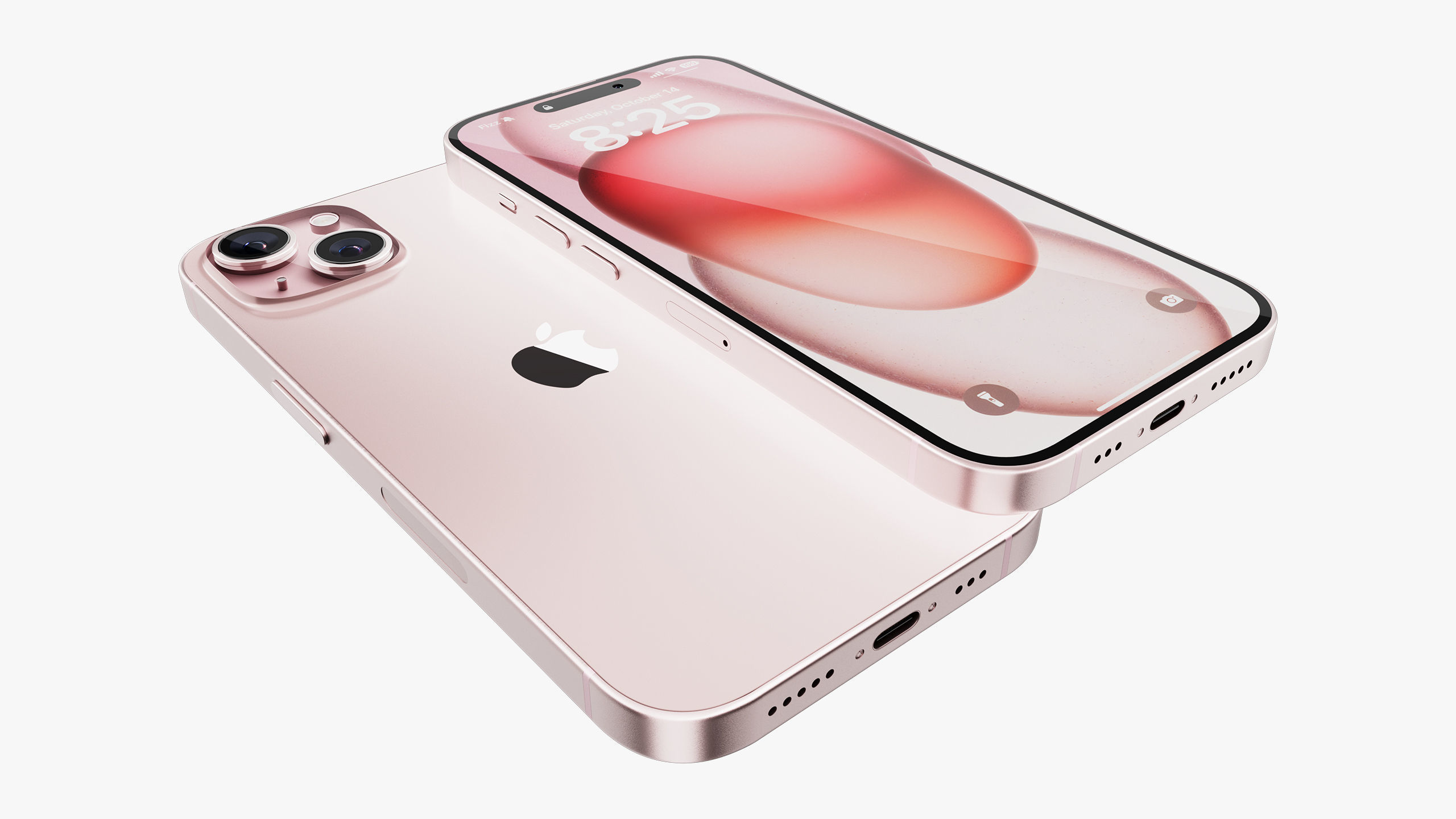 iPhone 15 - 15 Plus Pink 3D model_18