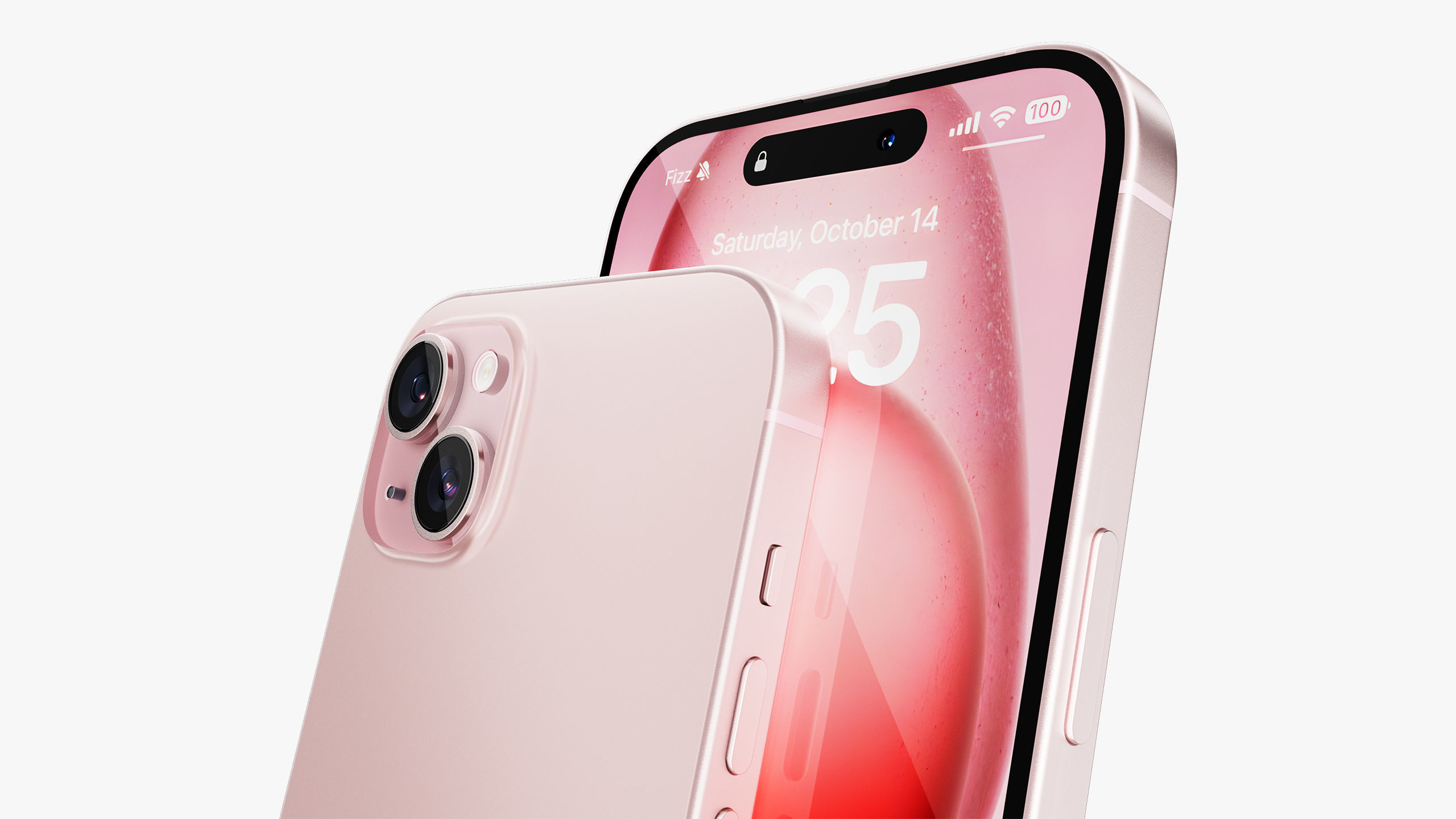 iPhone 15 - 15 Plus Pink 3D model_11