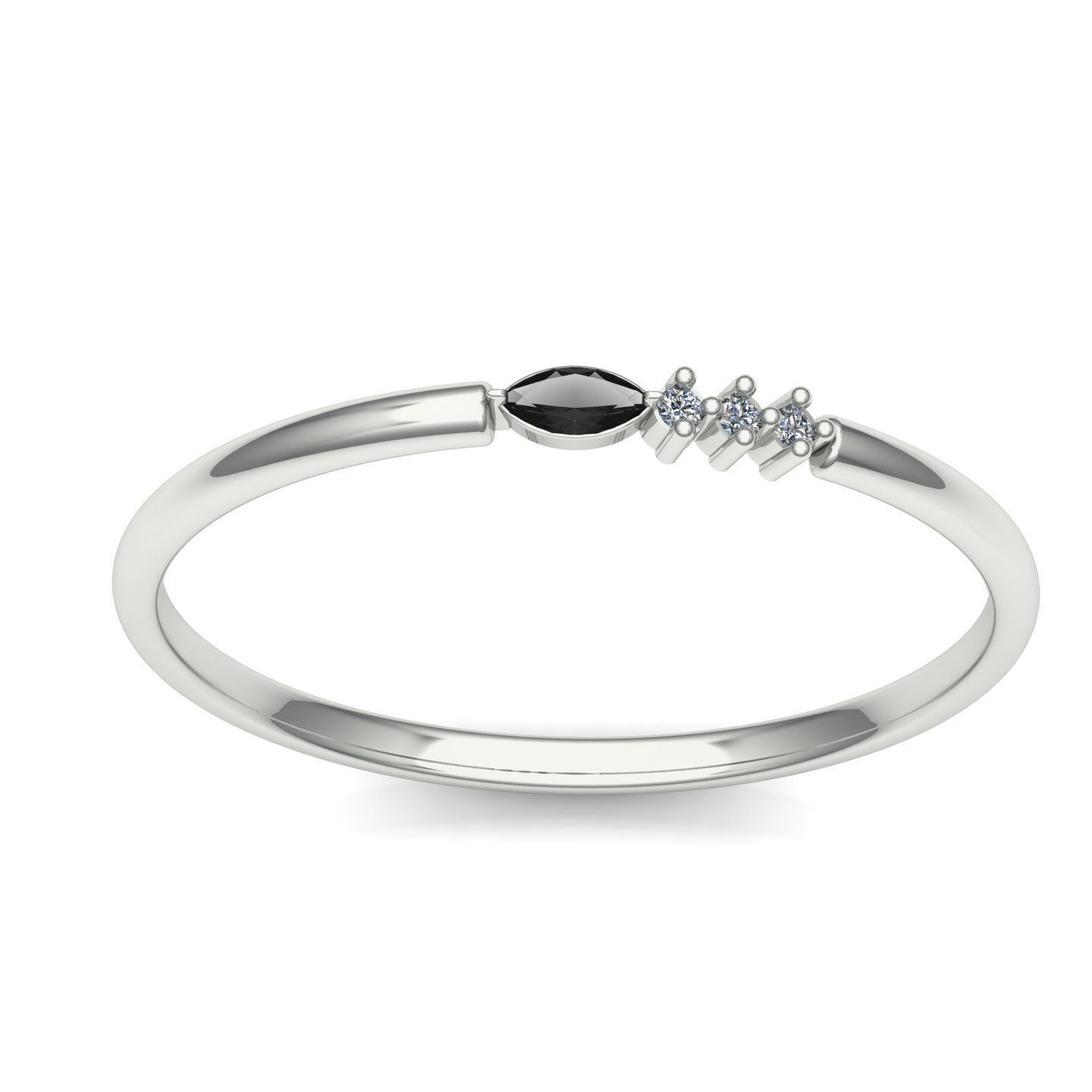 woman ring 4 3D print model_7