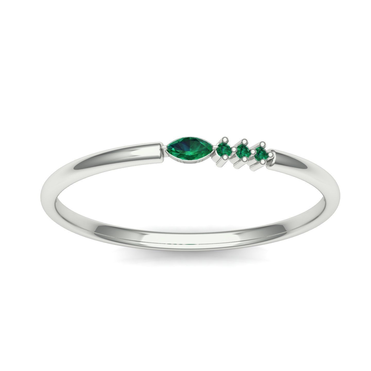 woman ring 4 3D print model_5