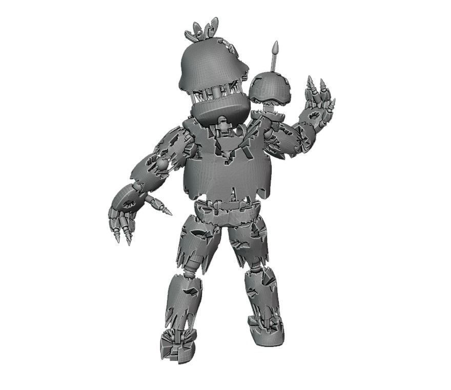 Nightmare Chica 3D print model_2