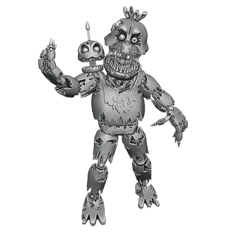 Nightmare Chica 3D print model_0