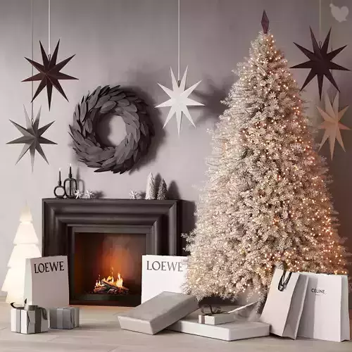 461 happy new year 06 christmas tree gift bags op2