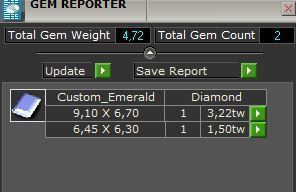 Emerald Cut Two Head Ring 4295 3D print model_5