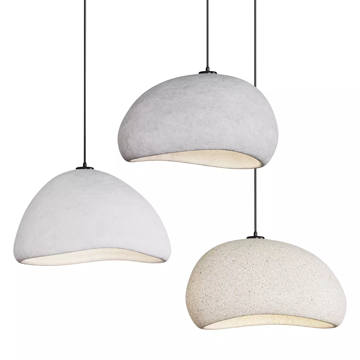 Wabi Sabi E27 Scandinavian Style 3D model_0