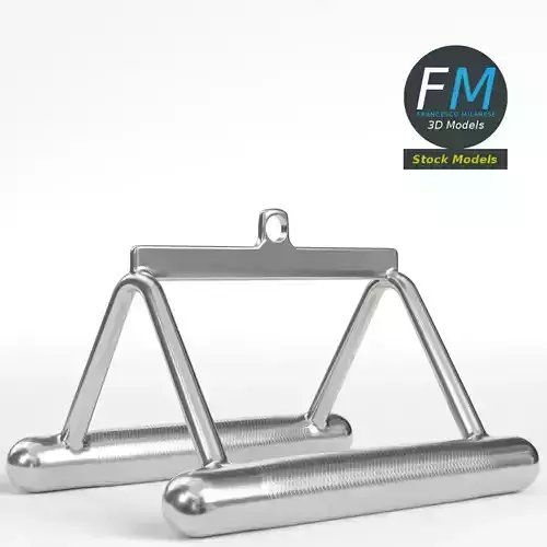 Pulley handle gym equipment 2