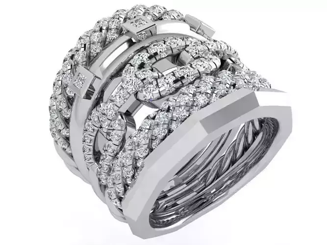 Fashion Luxury Ring With Diamond 4304