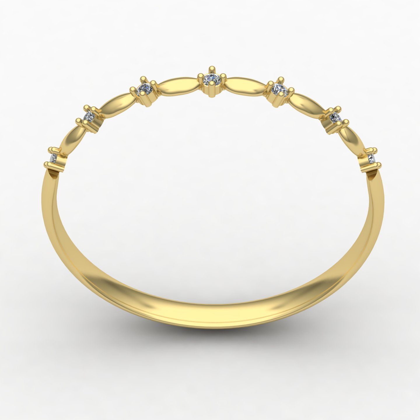 woman ring5 3D print model_1