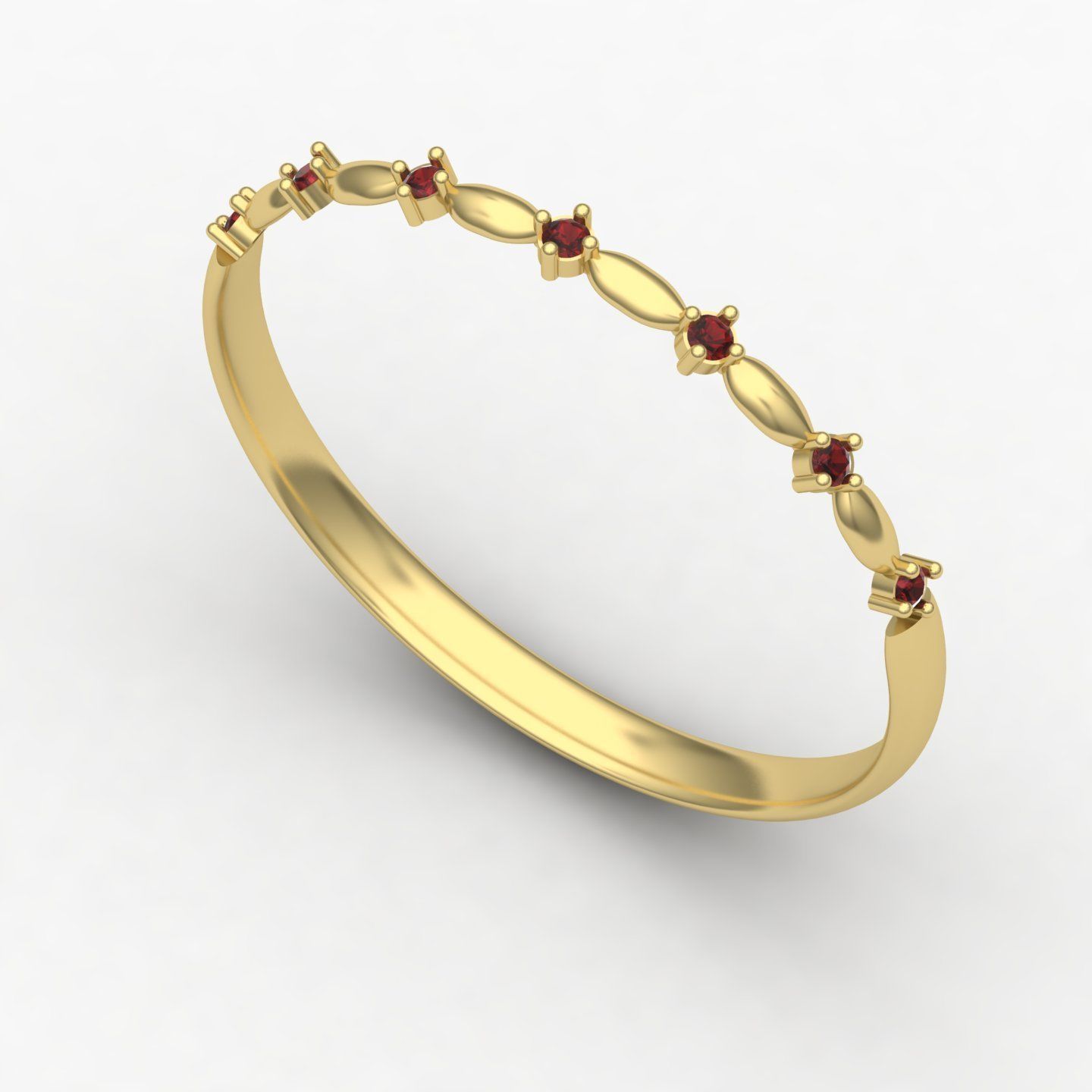 woman ring5 3D print model_6