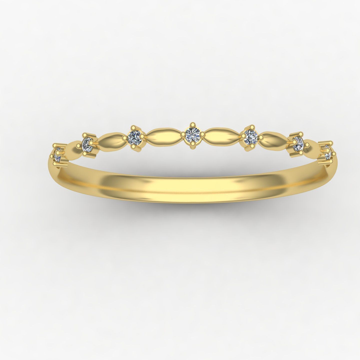 woman ring5 3D print model_4