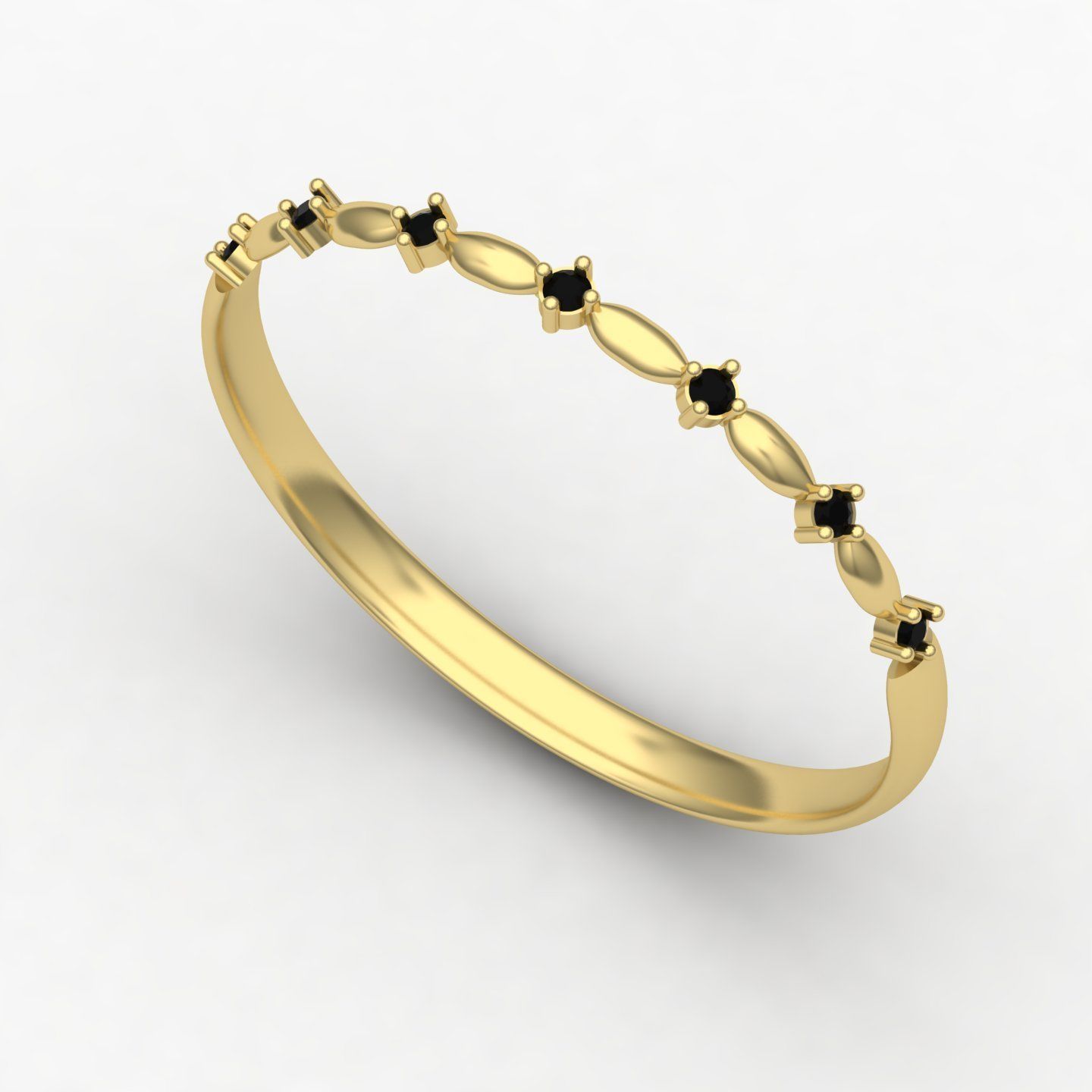 woman ring5 3D print model_7