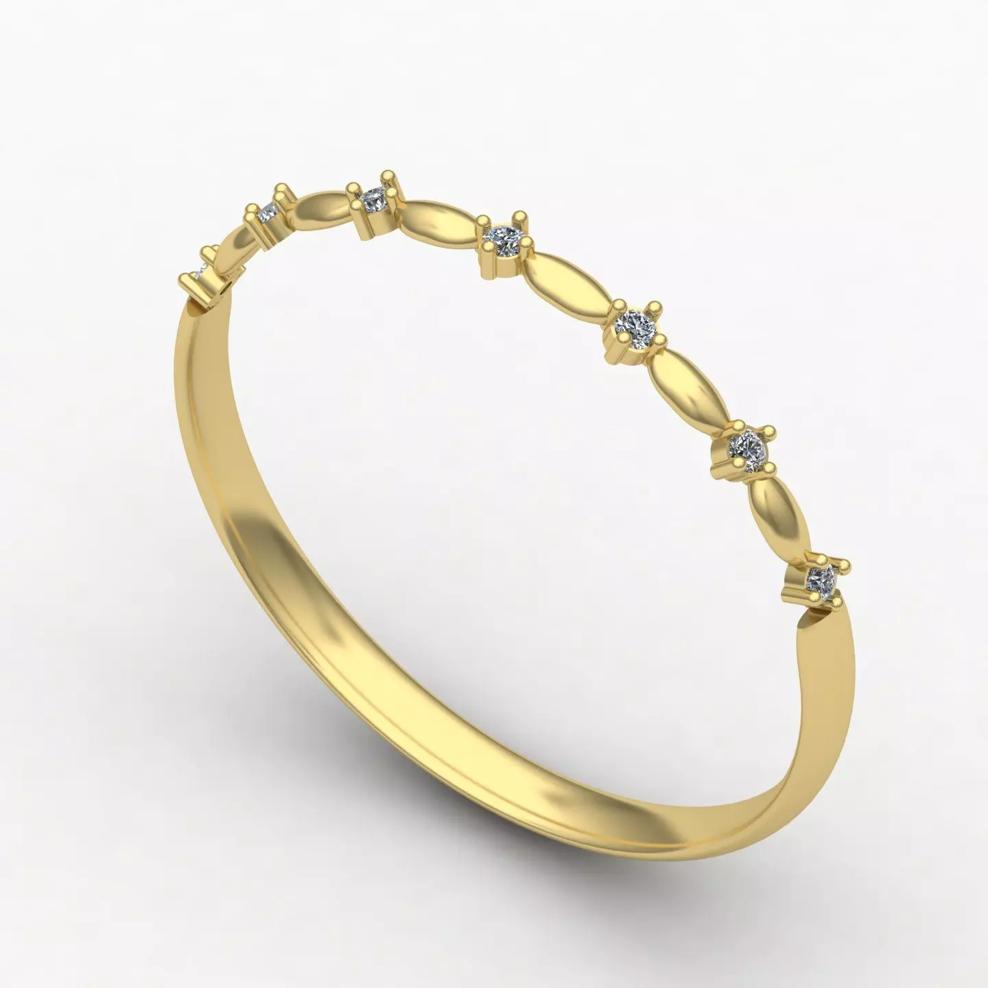 woman ring5 3D print model_0