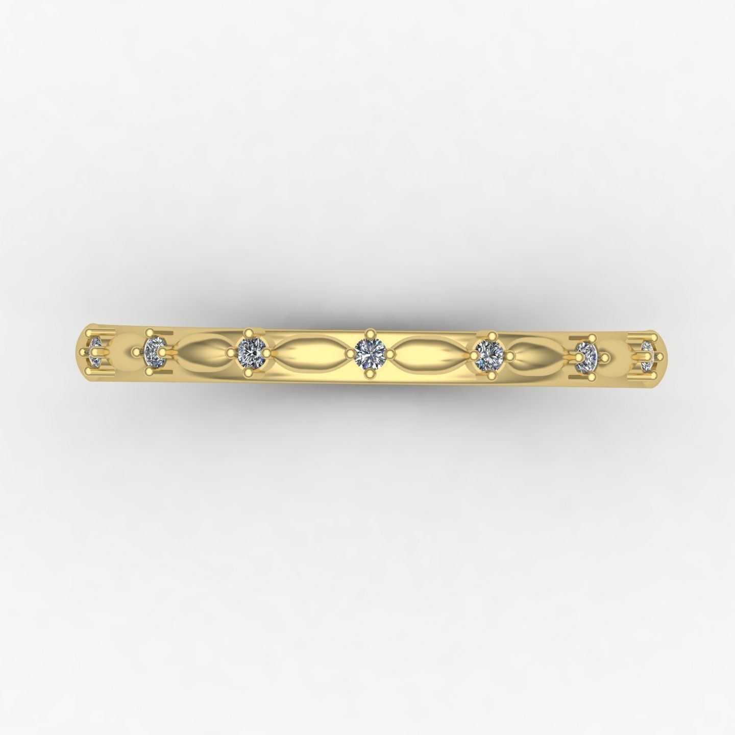 woman ring5 3D print model_3