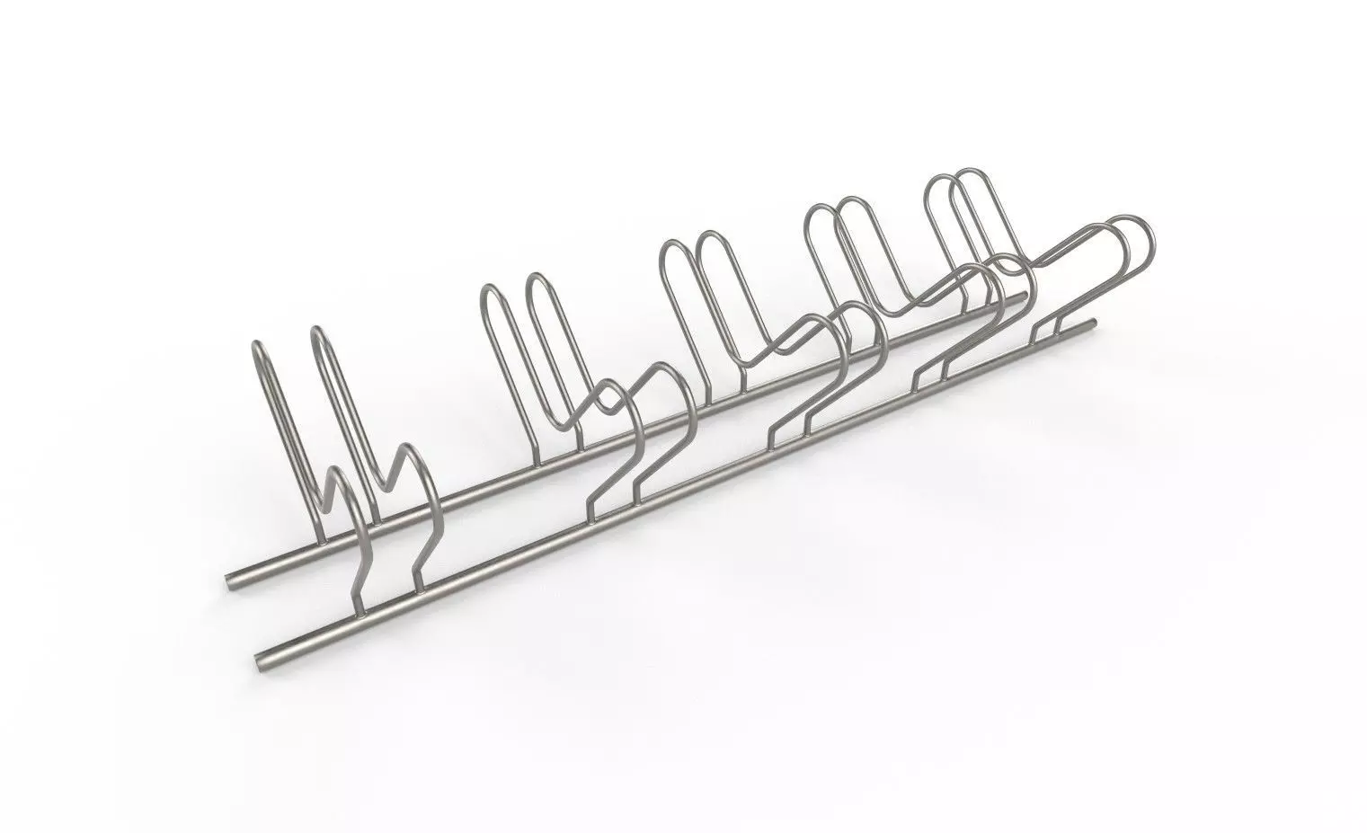 Bike Rack M10 Low-poly 3D model_0