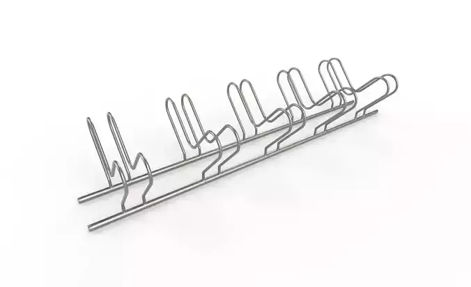 Bike Rack M10 Low-poly 3D model