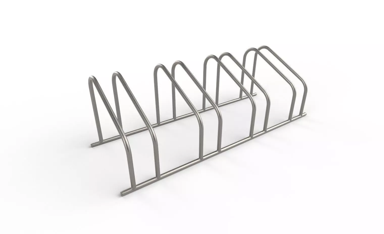 Bike Rack M06 Low-poly 3D model_0