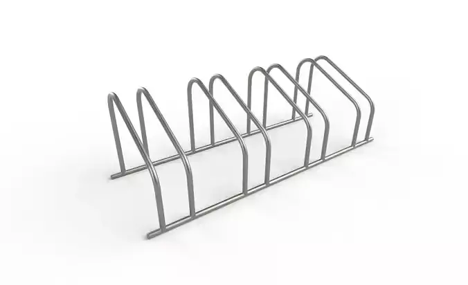 Bike Rack M06 Low-poly 3D model