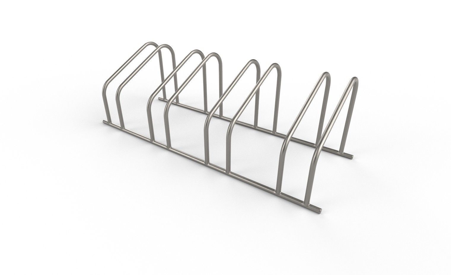 Bike Rack M06 Low-poly 3D model_2