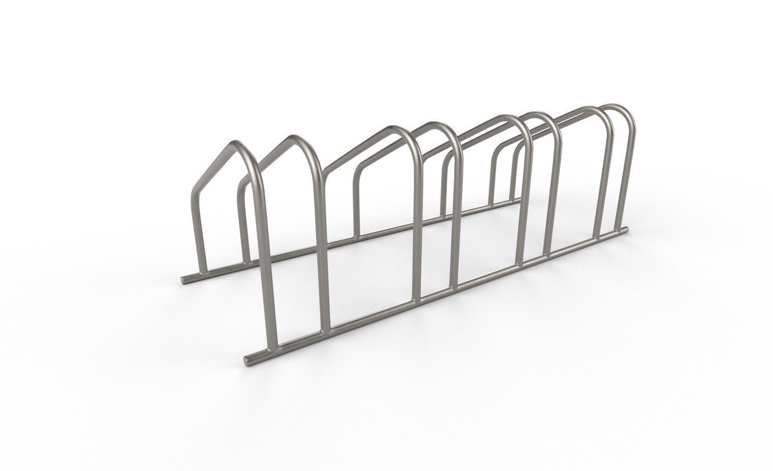Bike Rack M06 Low-poly 3D model_3