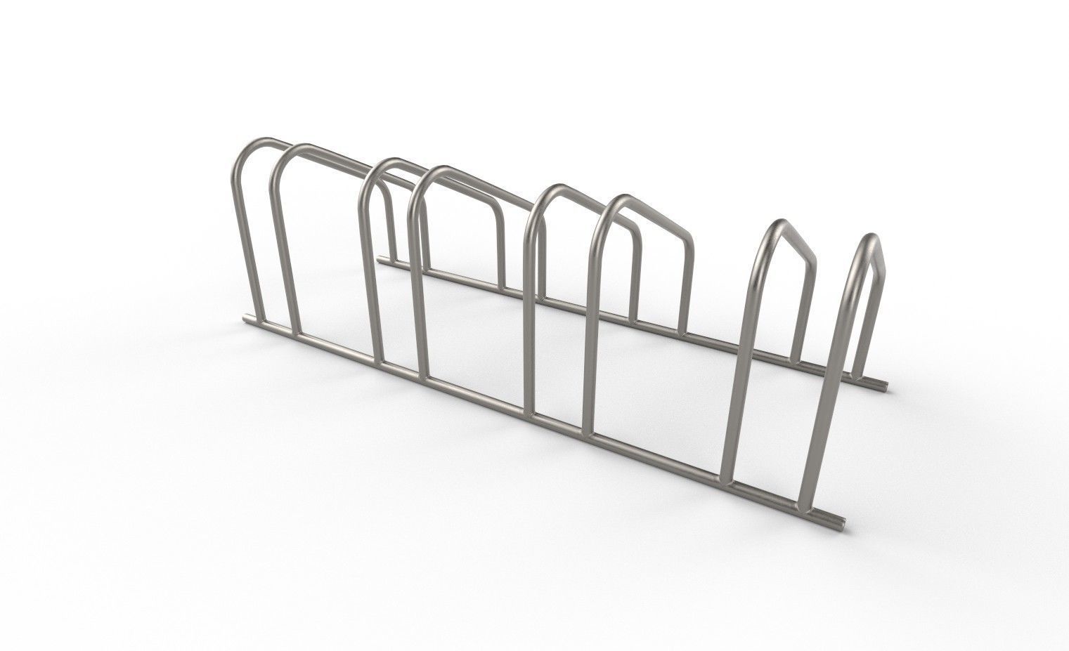 Bike Rack M06 Low-poly 3D model_4