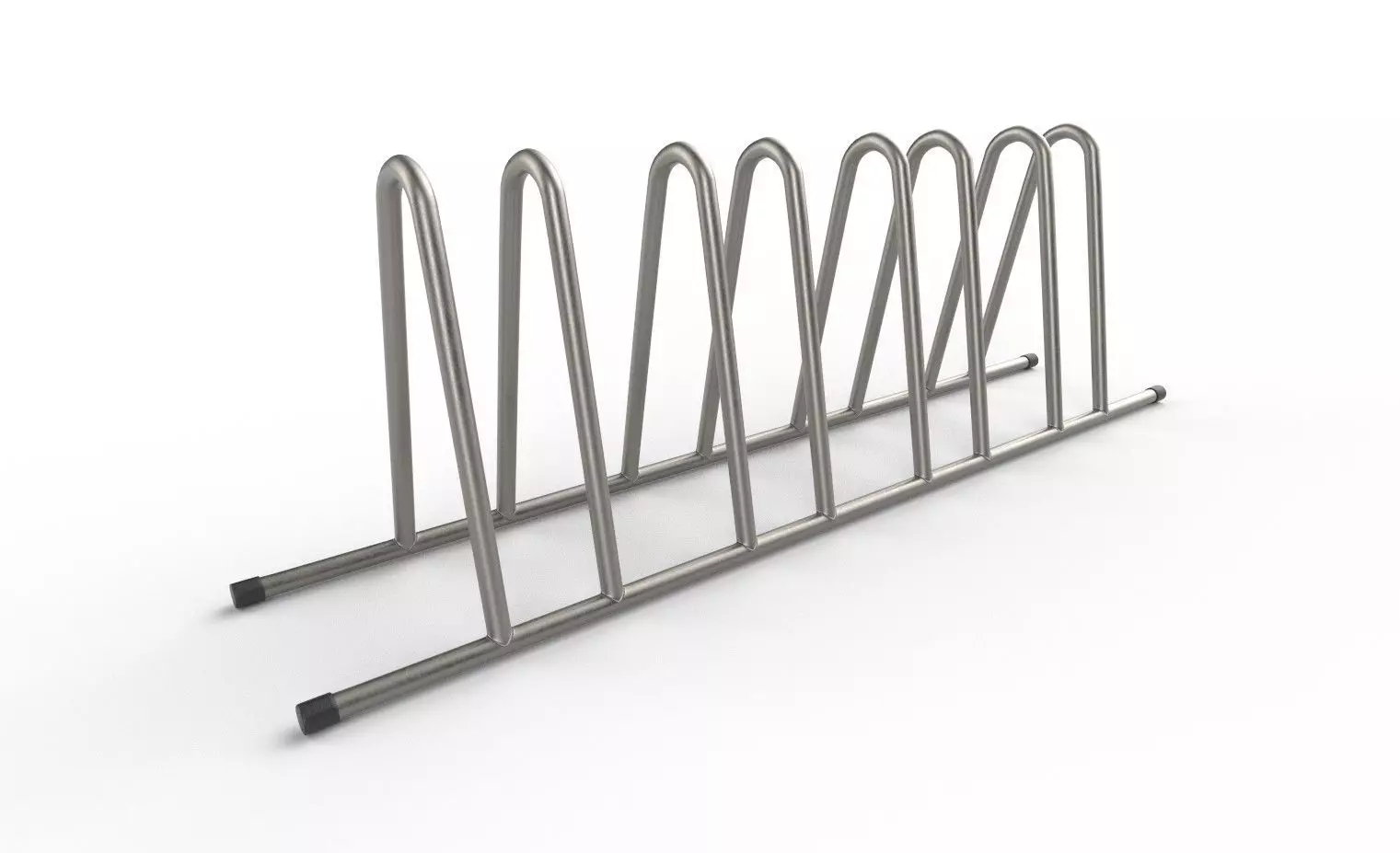 Bike Rack M05 Low-poly 3D model_0