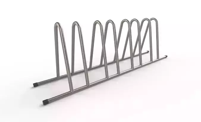 Bike Rack M05 Low-poly 3D model