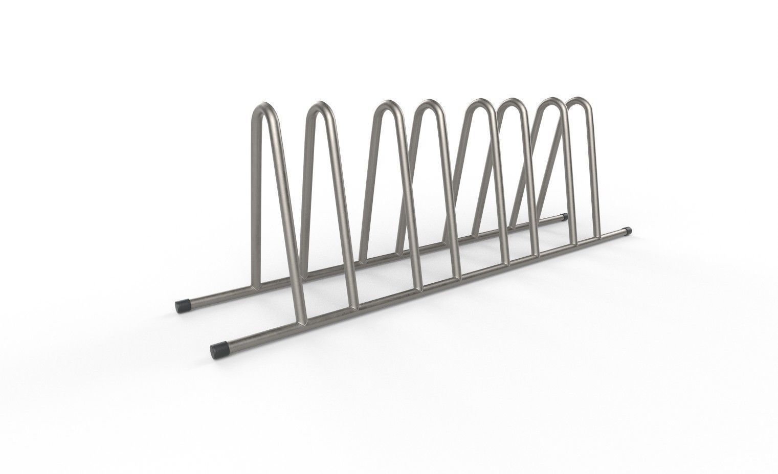 Bike Rack M05 Low-poly 3D model_4