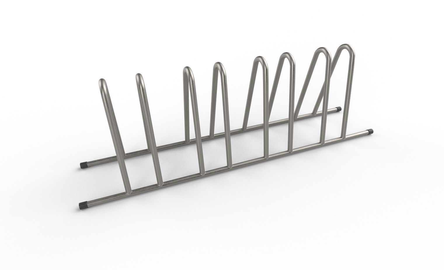 Bike Rack M05 Low-poly 3D model_2