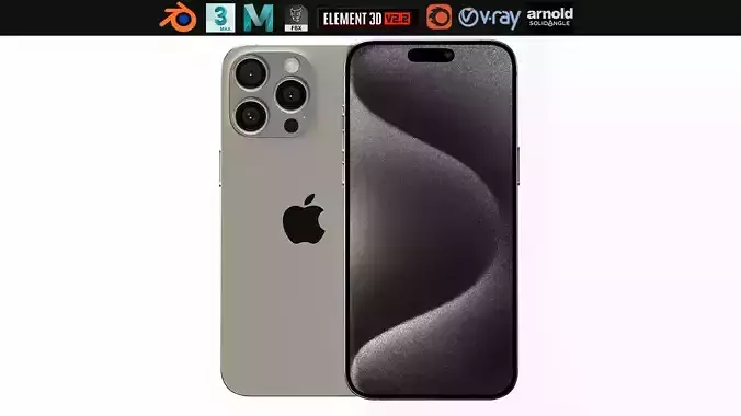 Apple iPhone 15 Pro Max Natural Titanium 