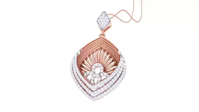 High Jewelry Pendant Earrings Set 3dm stl obj mtl gltf glb