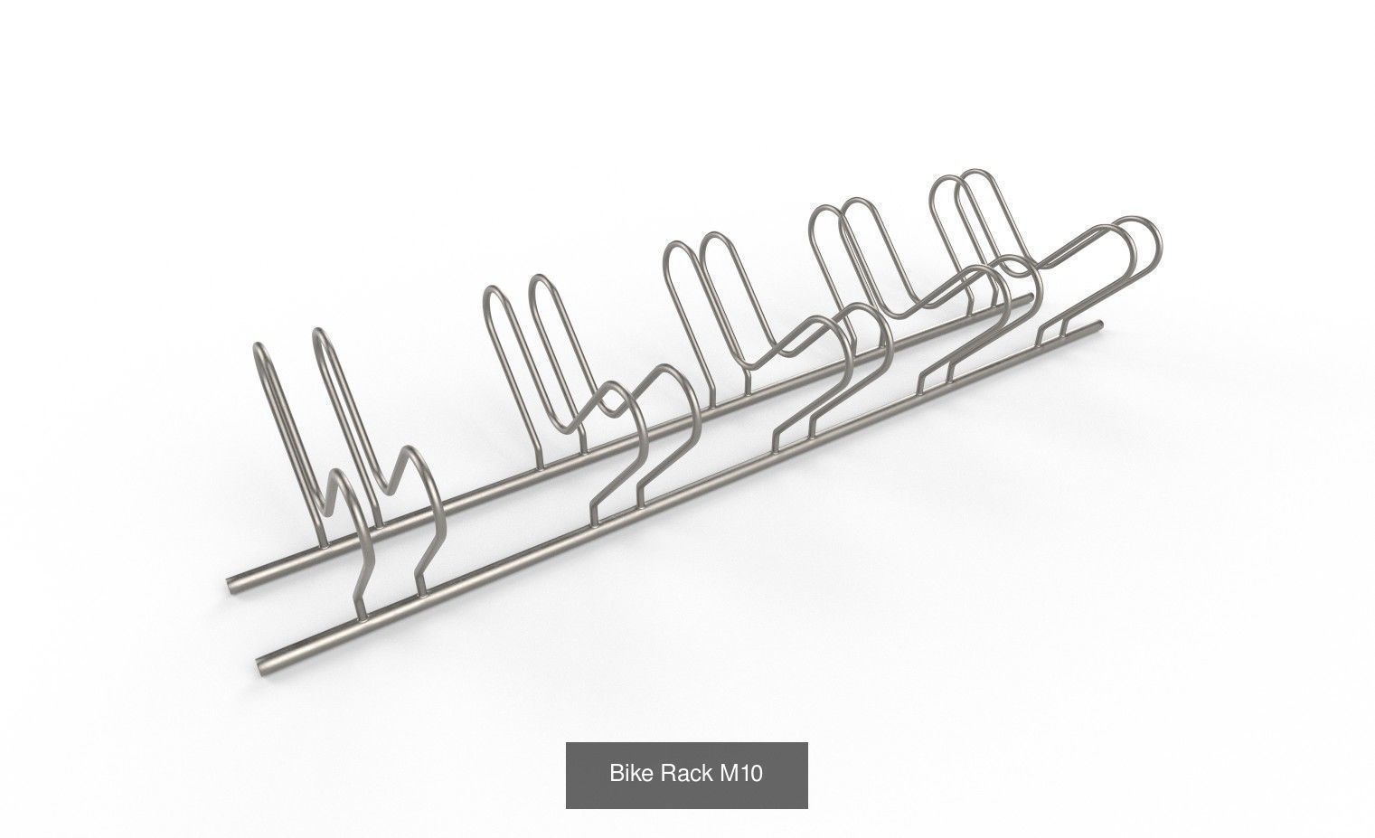 Bike Rack Col01  - 10 Models 3D Model Collection_6