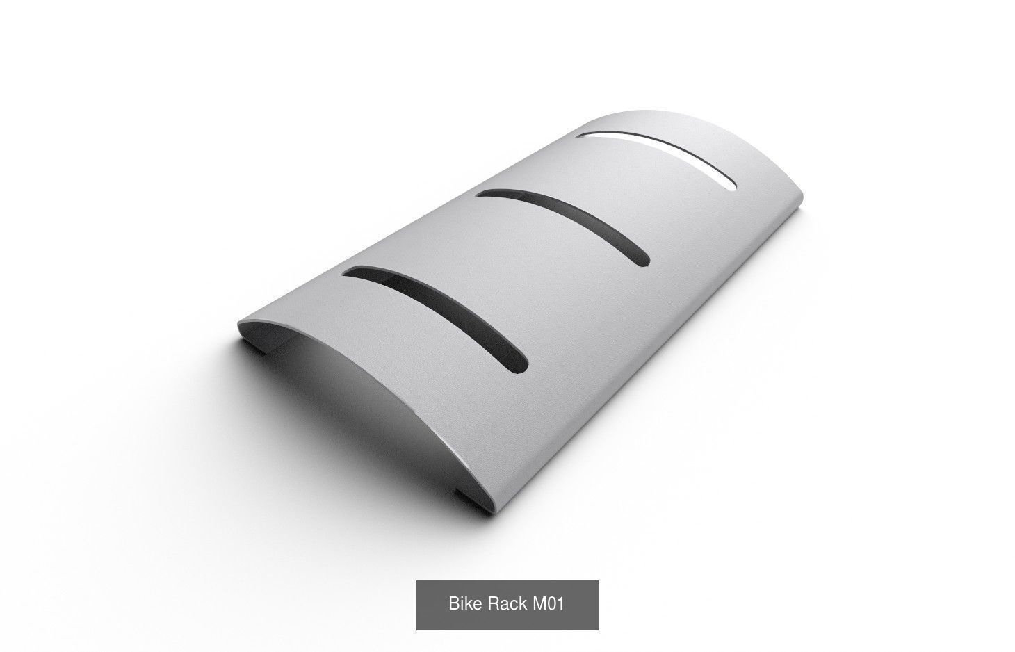 Bike Rack Col01  - 10 Models 3D Model Collection_2