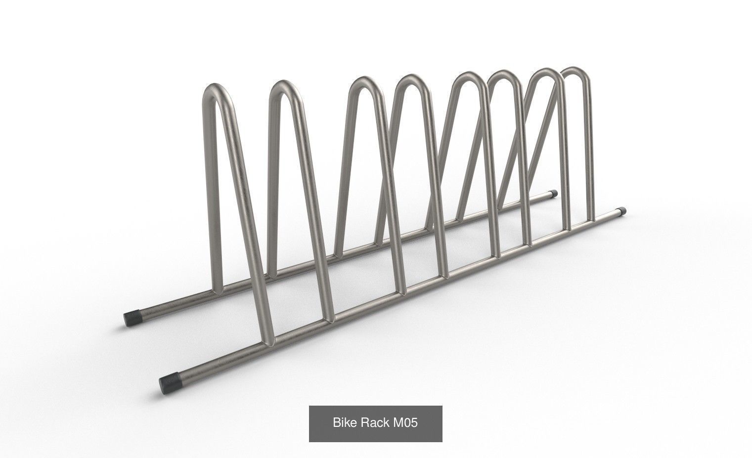 Bike Rack Col01  - 10 Models 3D Model Collection_11