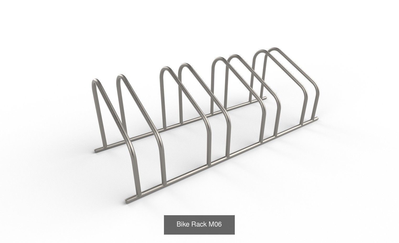 Bike Rack Col01  - 10 Models 3D Model Collection_10