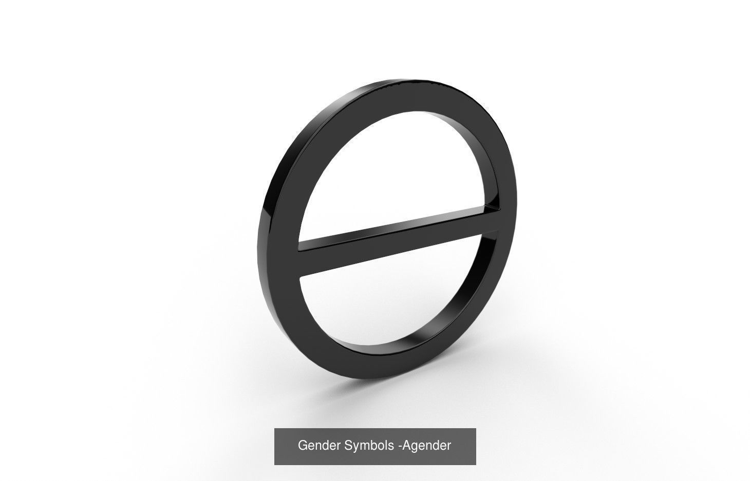 Gender Symbols - 24 Models 3D Model Collection_24
