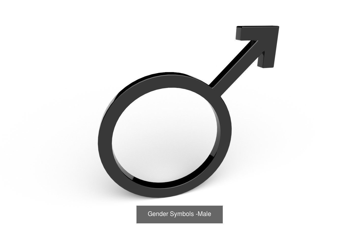 Gender Symbols - 24 Models 3D Model Collection_6
