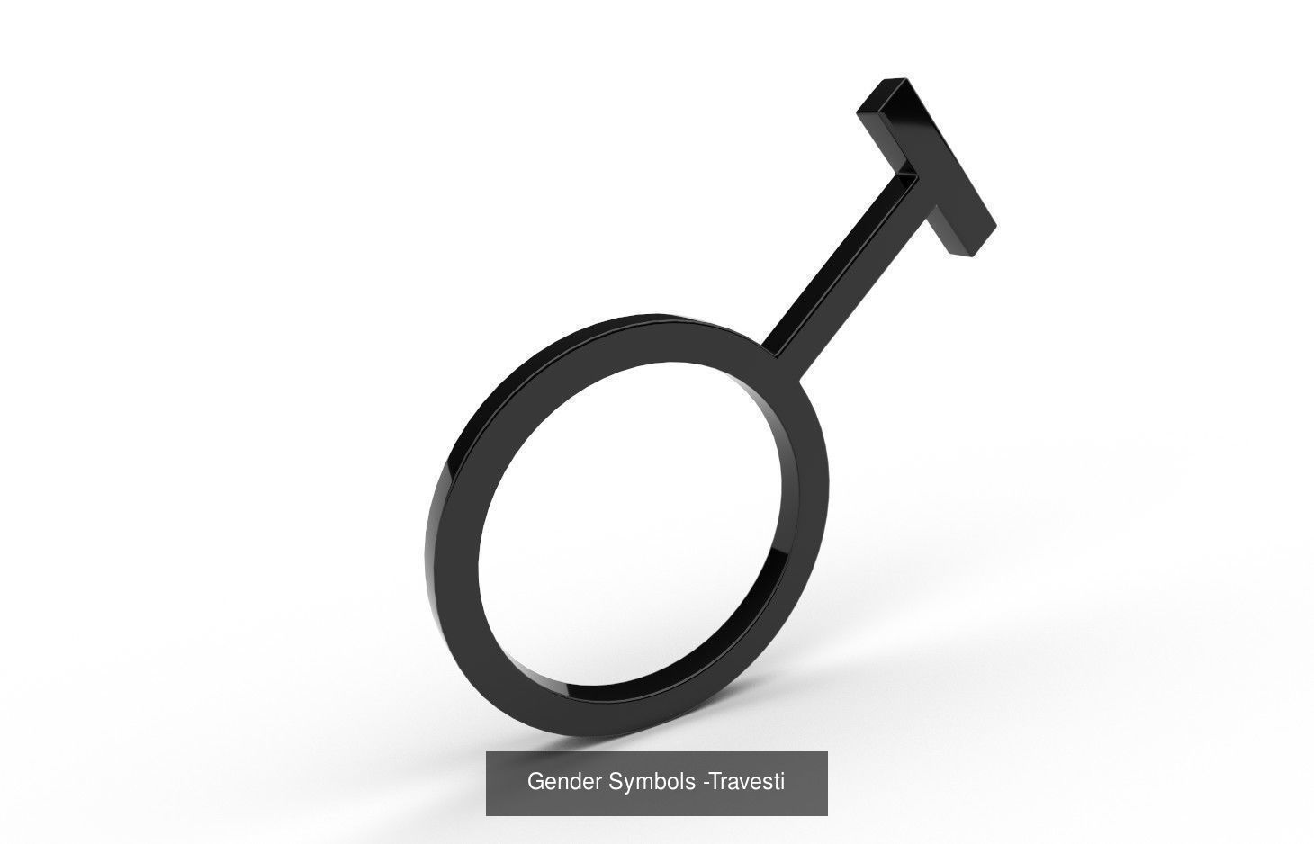 Gender Symbols - 24 Models 3D Model Collection_1