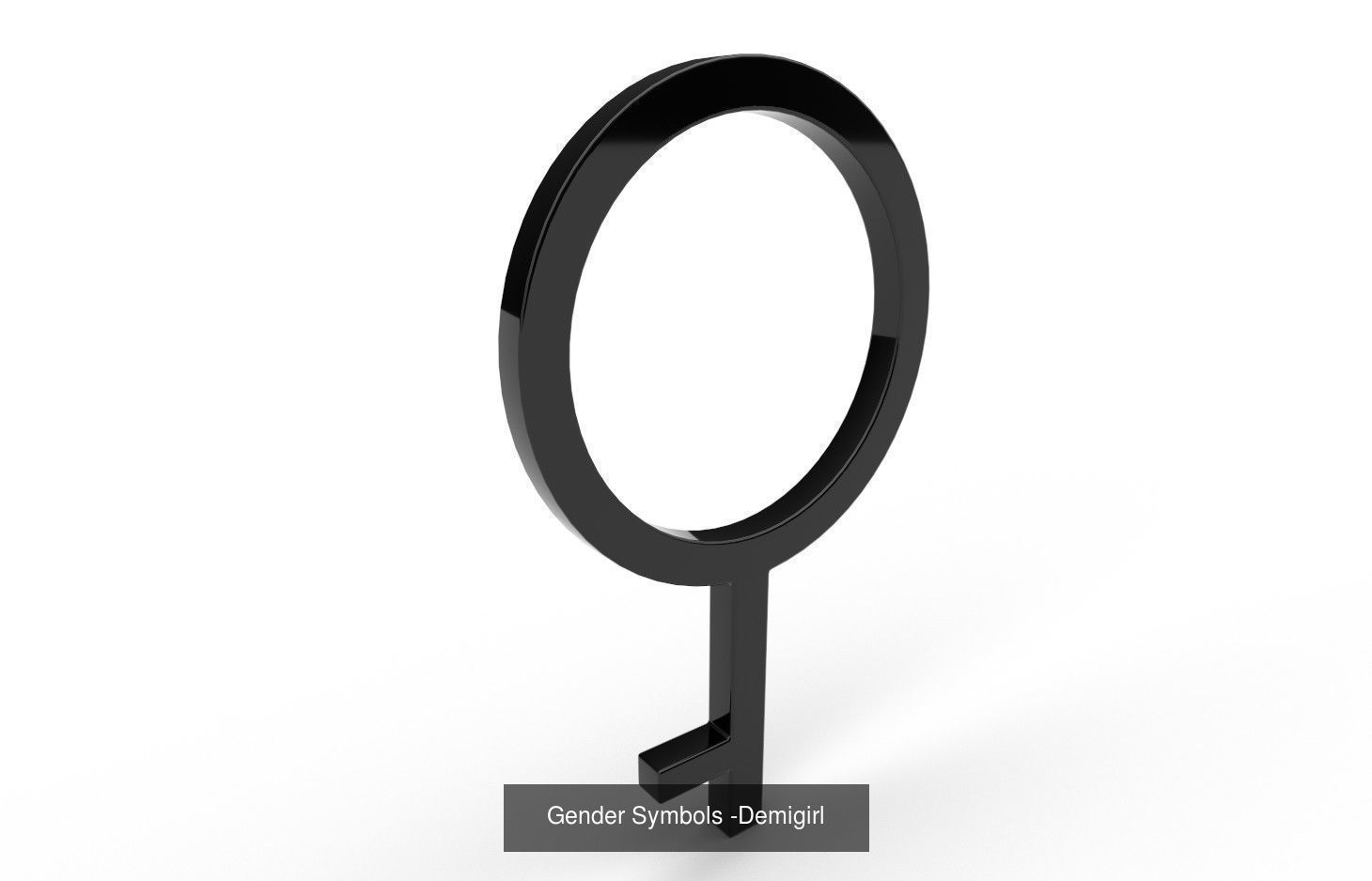 Gender Symbols - 24 Models 3D Model Collection_18
