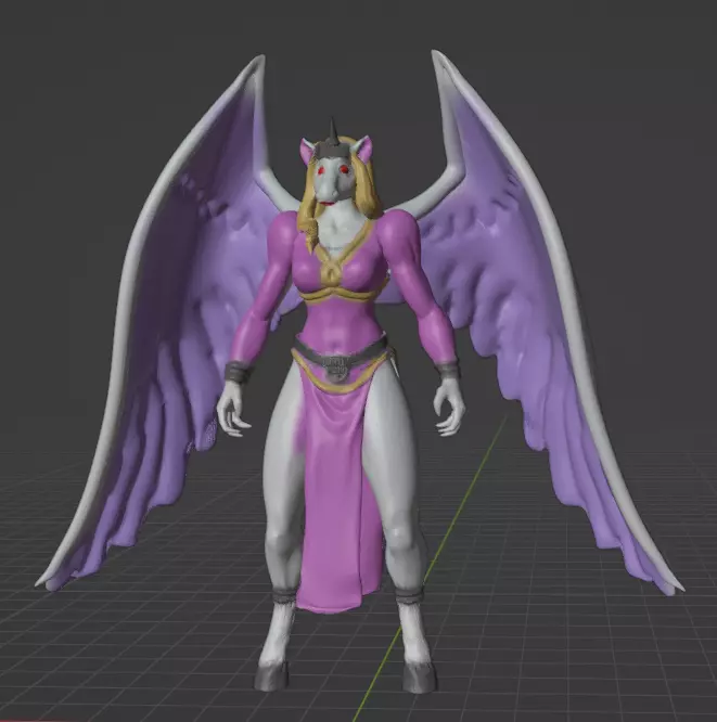 gargoyles london clan una 3D print model_0