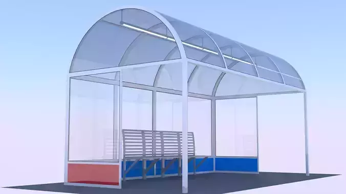 Bus stop enclosure III