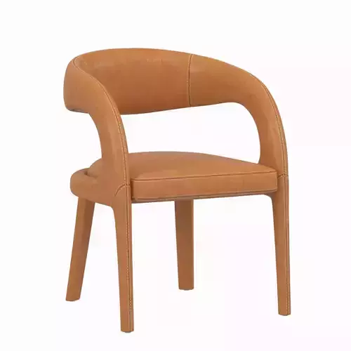 Leather Hagen Dining Chair butterscotch