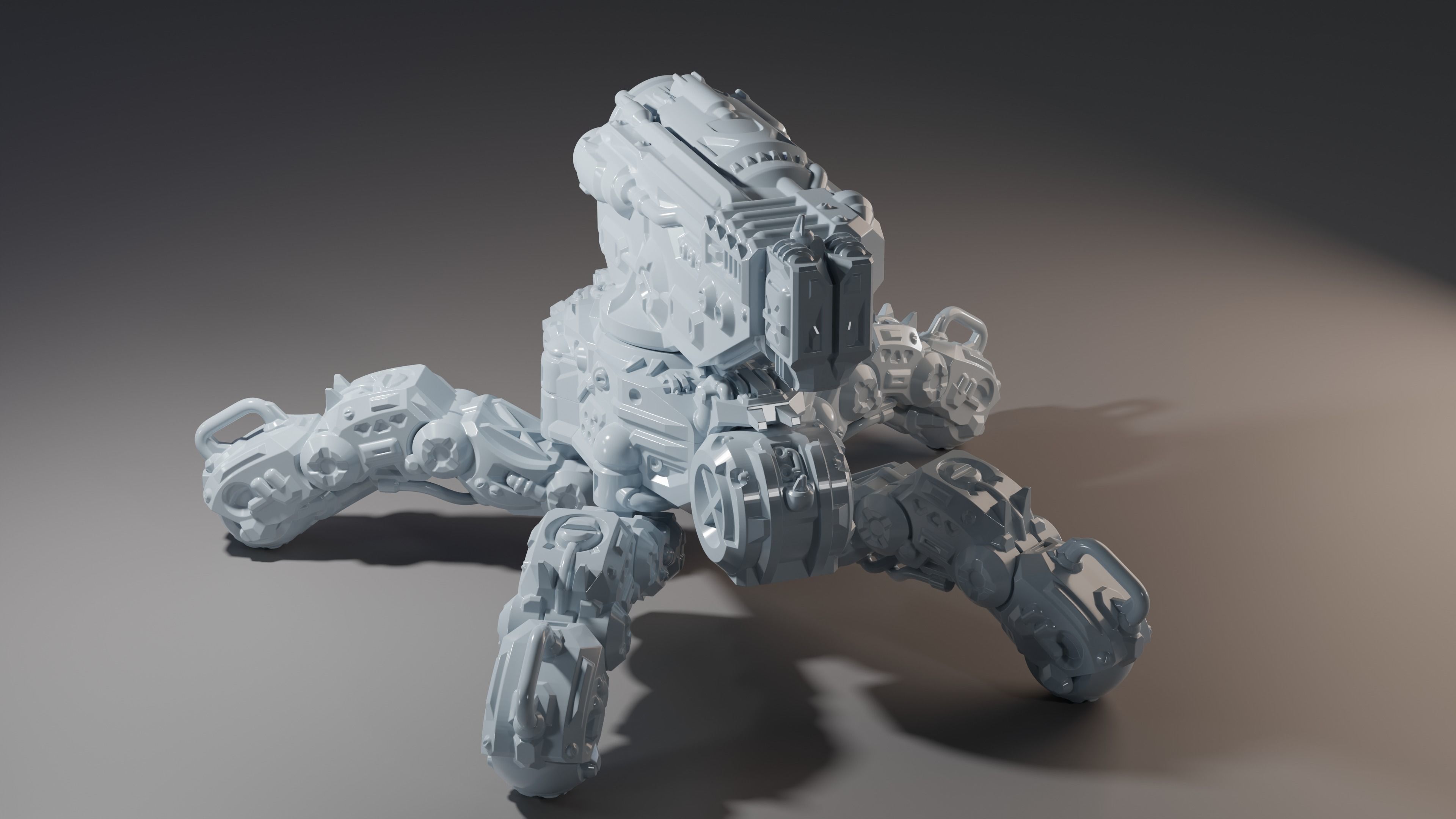 Camera bot 01 3D print model_2