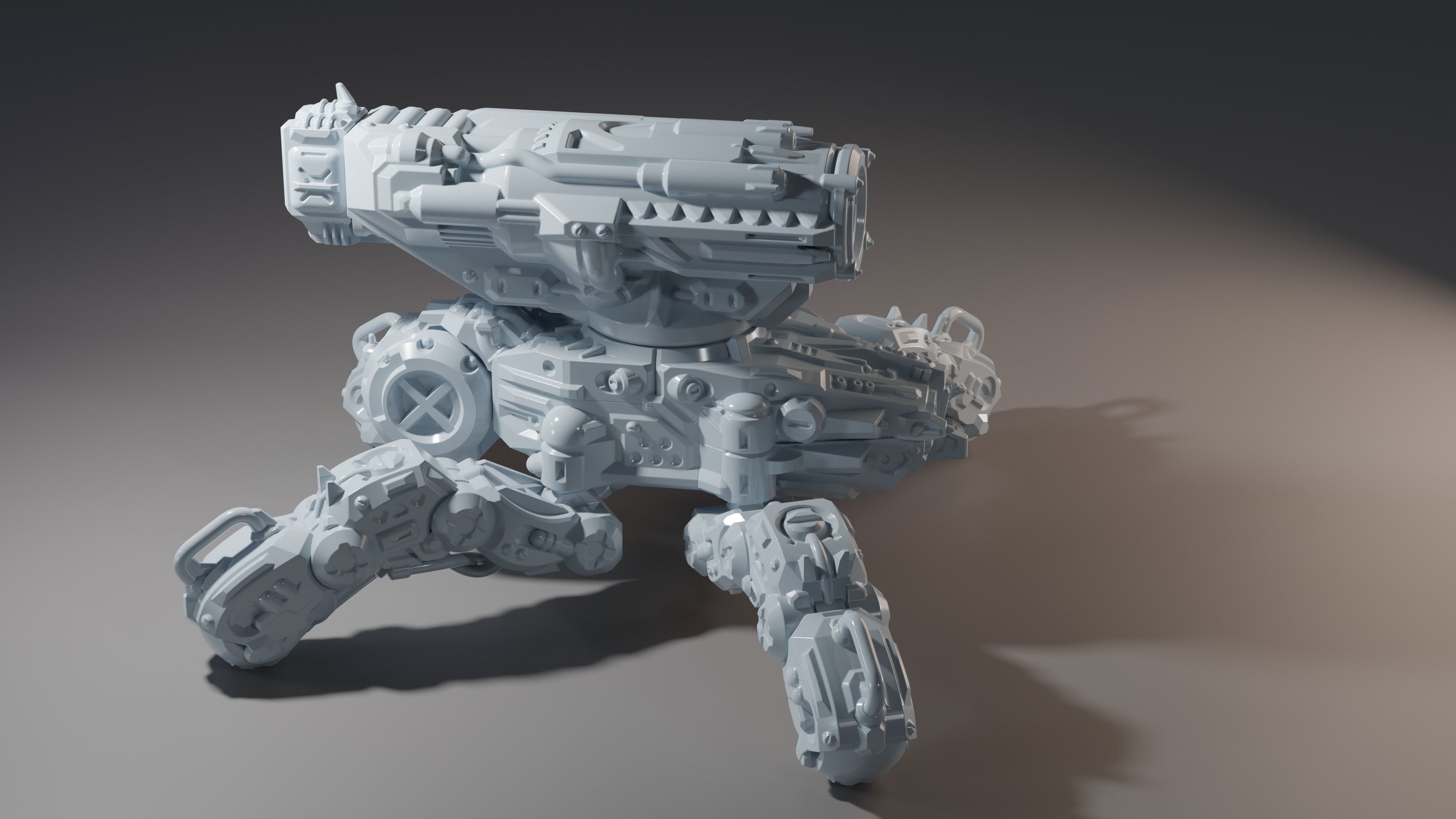 Camera bot 01 3D print model_3