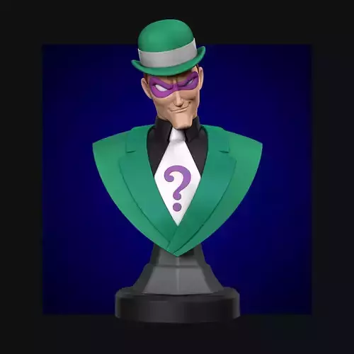 Riddler Bust - Batman The Animated Series 3D print model