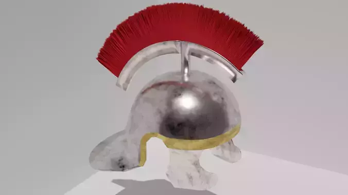 ancient roman helmet