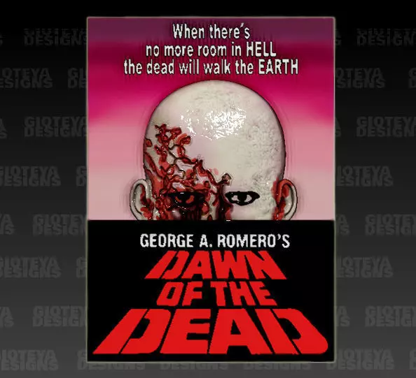 Dawn of the Dead 1978 Poster 3D model_0
